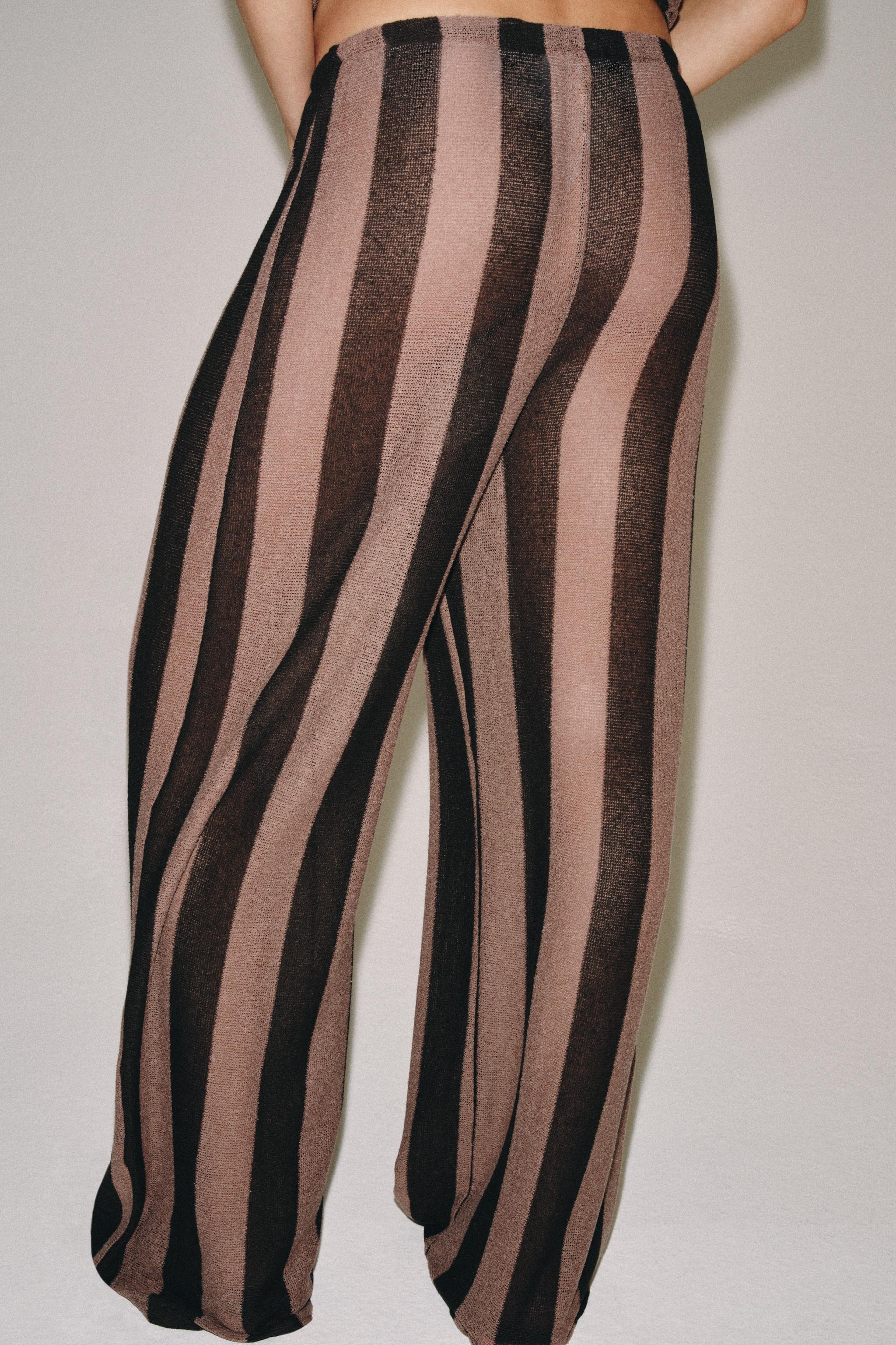 PANTALON RUSTIQUE À RAYURES